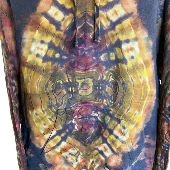Sacred Vision Hoodie M Tie Dye Handmade Psychedelic - Picture 2 of 9